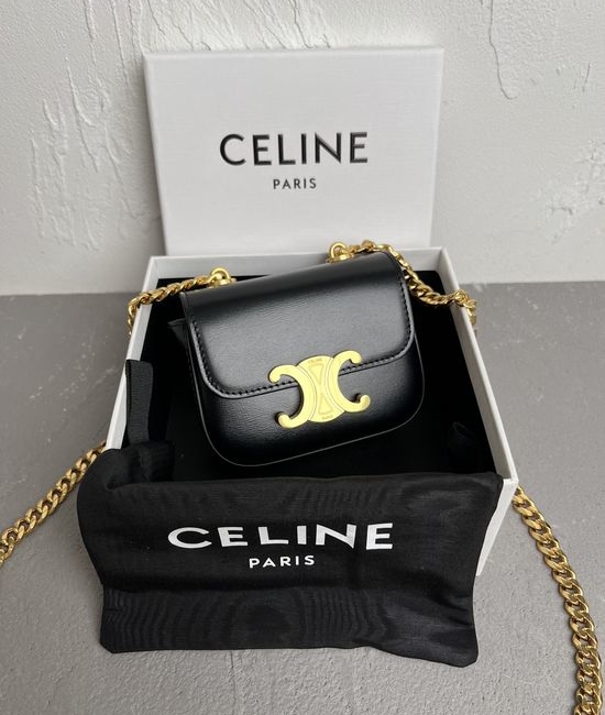 Celine Triomphe Mini Chain Bag 10L843DPV38NO