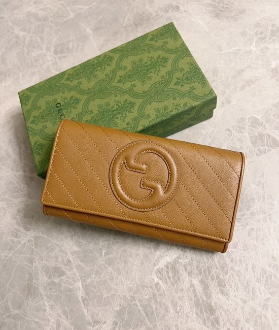 Gucci Blondie Full Zipper Leather Wallet 760302