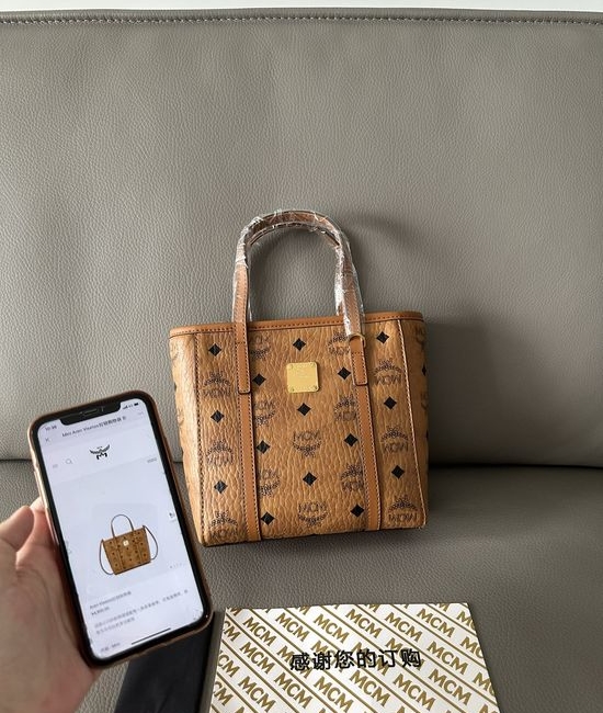 MCM Mini Shopping Tote Bag 65001