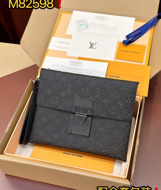 Louis Vuitton LV Pochette S-Lock Clutch M82598