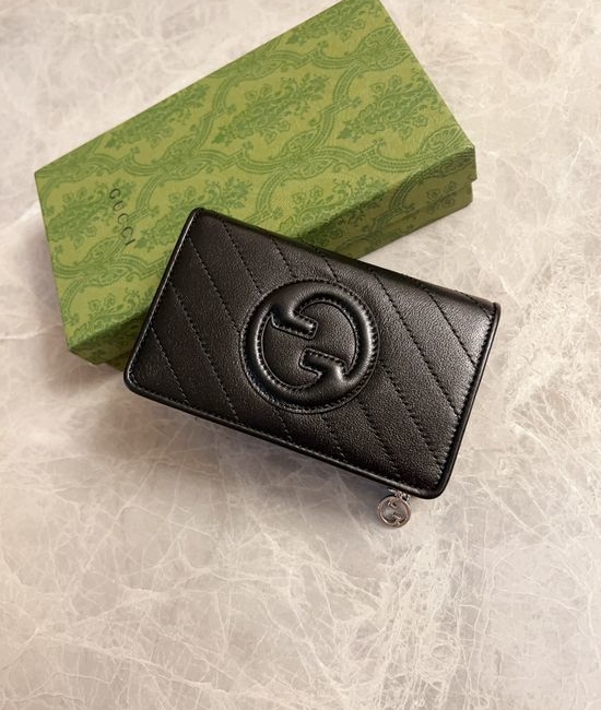 Gucci Blondie Series Leather Wallet 760336
