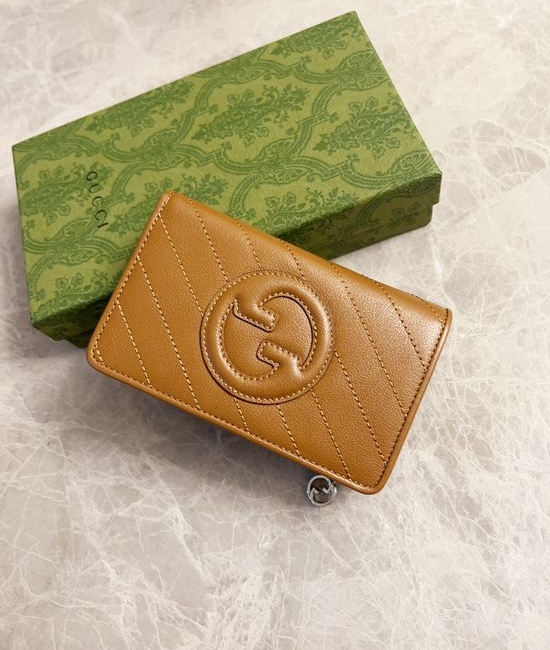 Gucci Blondie Leather Medium Long Wallet 760336