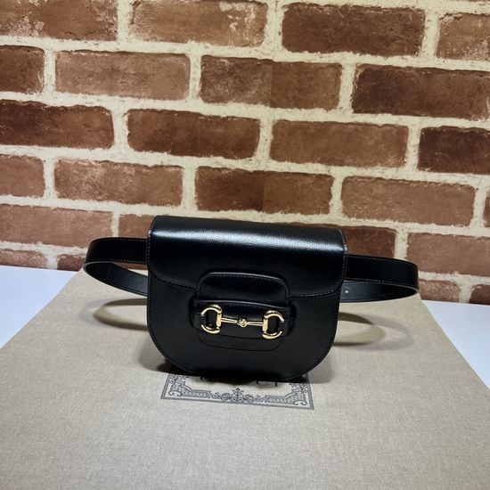 Gucci Black Leather Small Crossbody Bag 760198