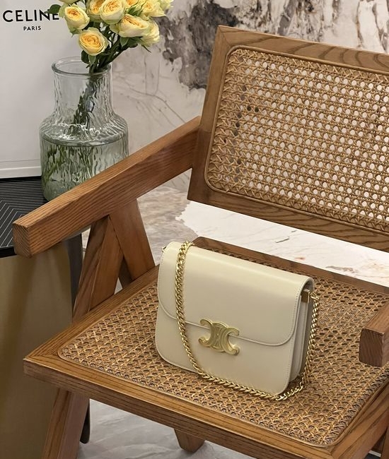 Celine College Triomphe Chain Bag 113583