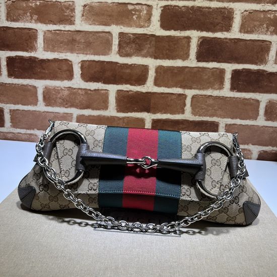 Gucci Tote Bag Apricot Fabric 764255