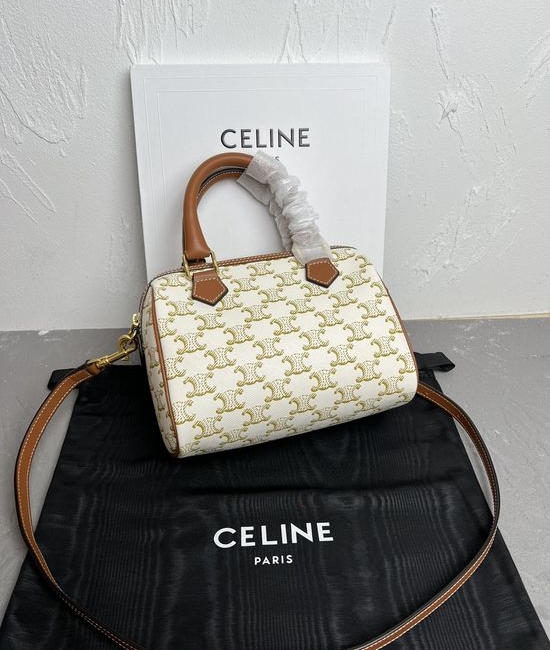 Celine Boston Bag Logo Print 113772