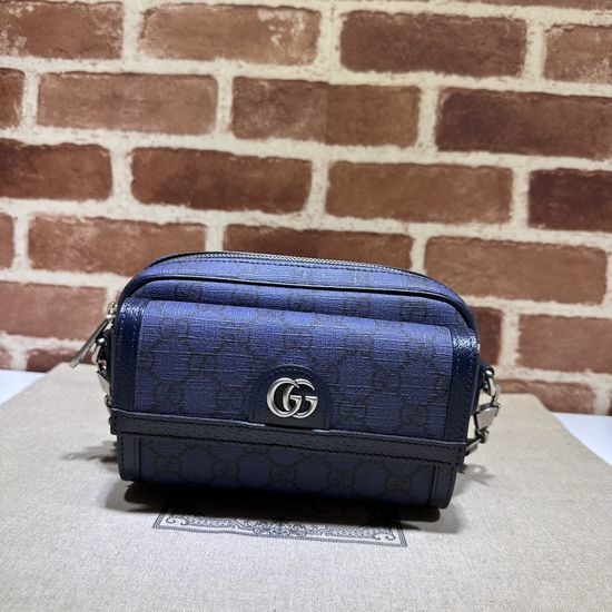 Gucci Large Handbag Dark Blue Model 746308