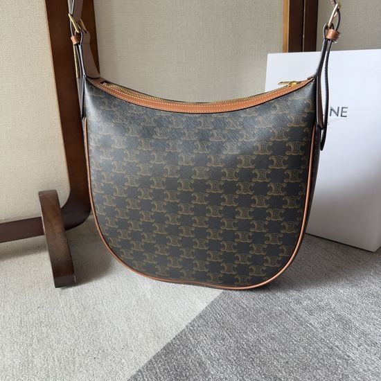 Celine HELOISE Printed Calfskin Shoulder Bag 114713
