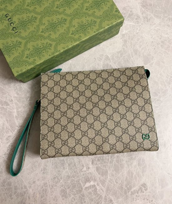 Gucci Clutch Bag PVC With Detachable Wrist Strap 768255