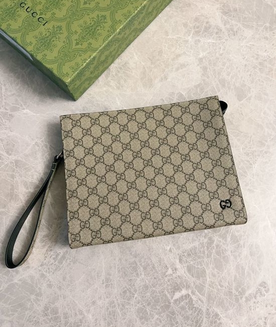 Gucci Clutch Bag PVC With Detachable Wrist Strap 768255
