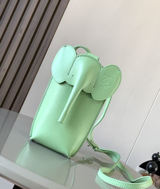 Loewe Elephant Classic Leather Crossbody Bag 9200