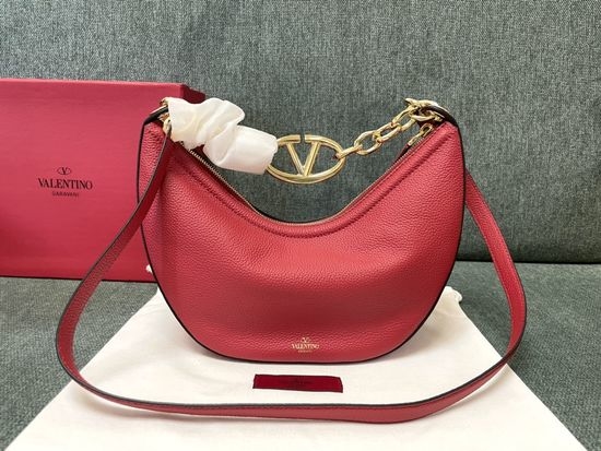 Valentino VLOGO Moon Leather Hobo Bag 0003
