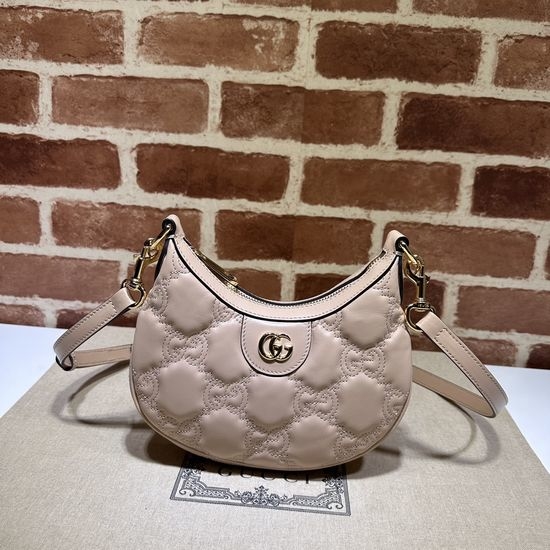 Gucci Pale Pink Leather Shoulder Bag 739736