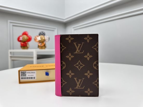 Louis Vuitton LV Monogram Macassar Passport Holder M82866