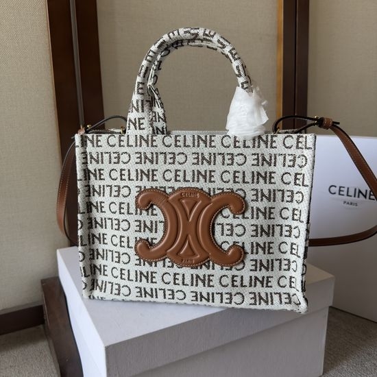 Celine Fabric Tote Printed Shoulder Bag 199162