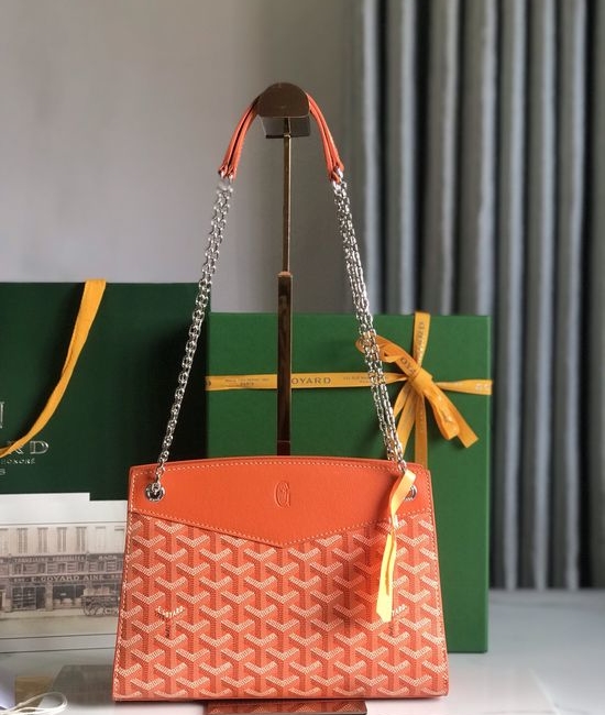 Goyard Rouette Small Chain Leather Lined Bag 020234-1