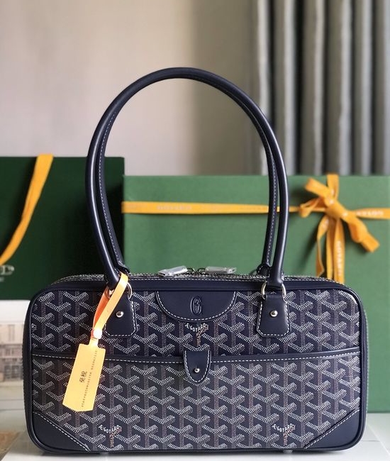 Goyard Vintage Baguette Bag Elegant Leather Handbag 020199