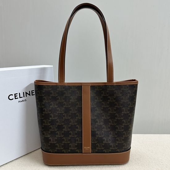 Celine Triomphe Canvas Cabas Small Handbag 115082