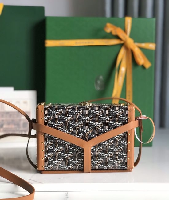 Goyard Minaudière Classic Trunk Style Bag 020177