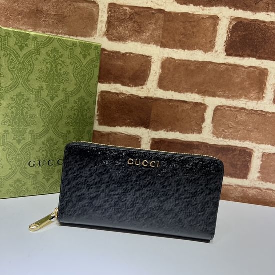 Gucci Classic Leather Satchel Bag 772642 Black
