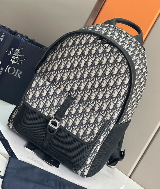 Christian Dior CD Christian Dior CD 8 Oblique Printed Backpack 93383
