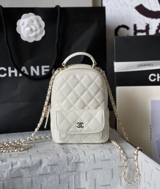 Chanel Caviar Leather Mini Backpack AP3753