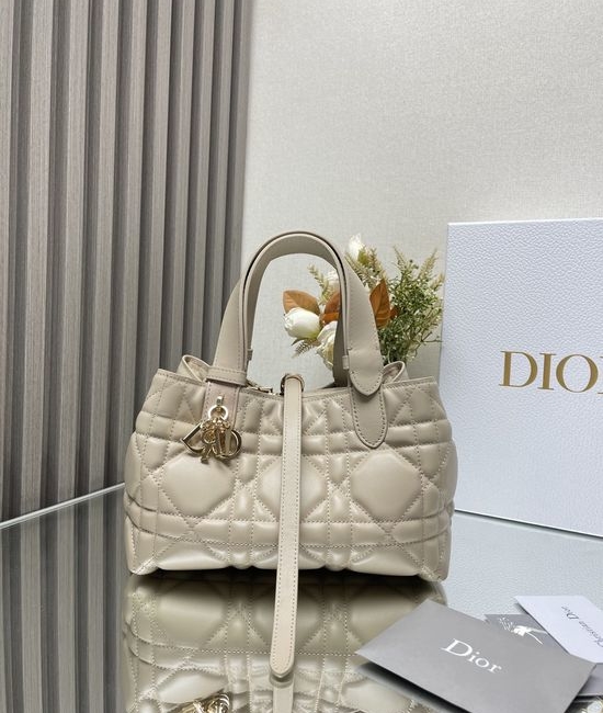 Christian Dior CD Toujours Cannage Leather Handbag 2822