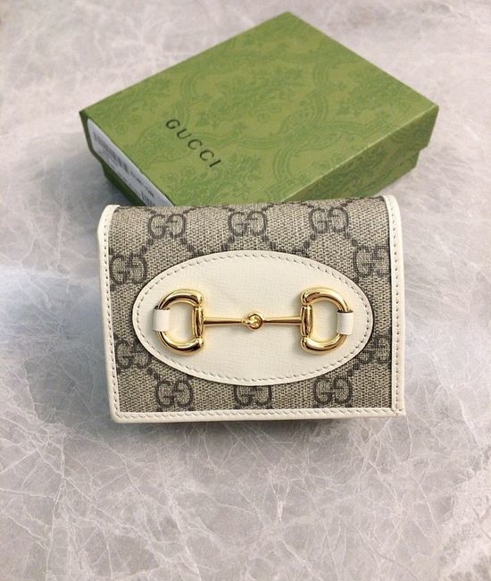 Gucci 1955 Horsebit Canvas Card Holder 621887
