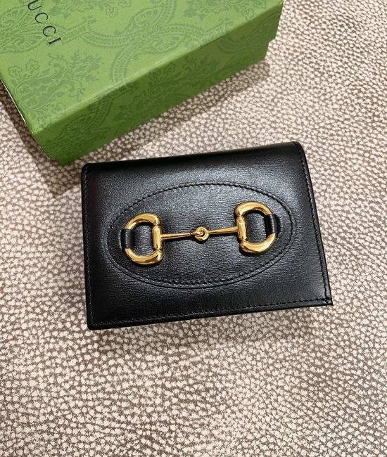 Gucci 1955 Horsebit Leather Card Holder 621887