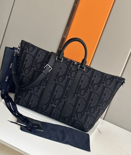 Christian Dior CD Weekender Oblique Printed Tote 93385