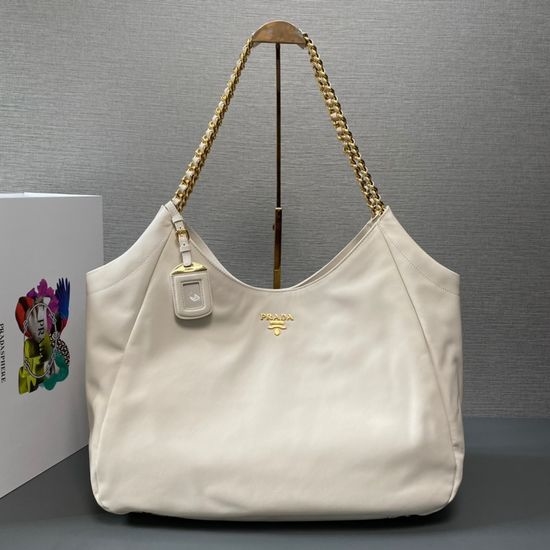 Prada Vintage Wander Leather Tote Bag 1BA638