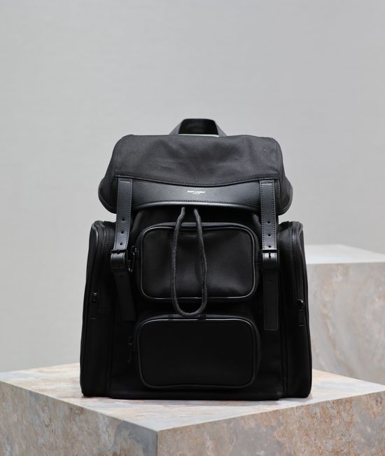 Yves Saint Laurent YSL City Flap Drawstring Backpack 437110