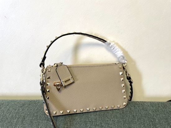 Valentino Rockstud Grainy Calfskin Crossbody Bag 5500