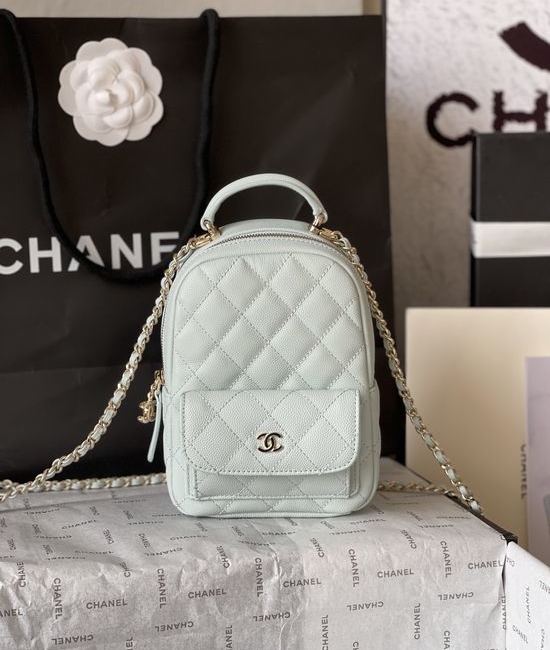Chanel Caviar Mini Backpack with Multiple Carrying Ways AP3753