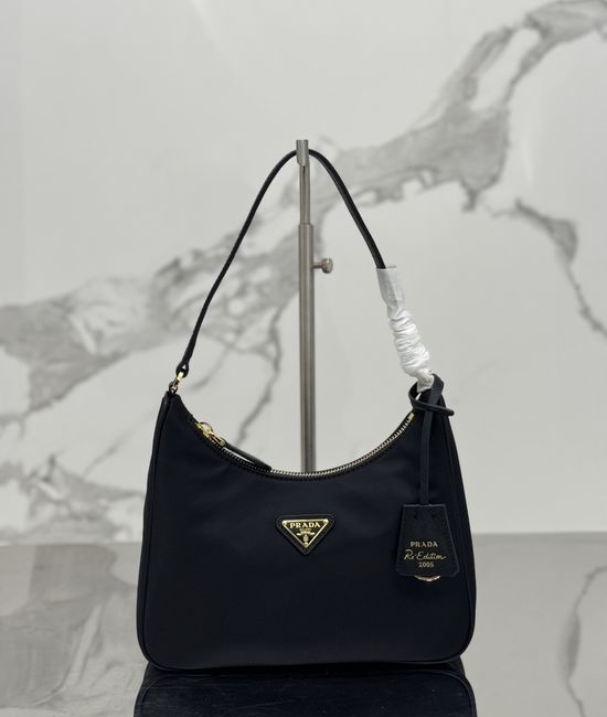 Prada Hobo Nylon Crossbody Shoulder Bag 1NE204