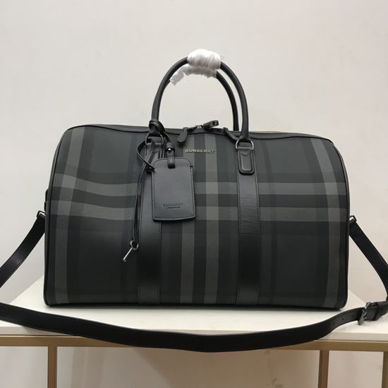 Burberry Plaid Decorative Padlock Tote Bag 80629171