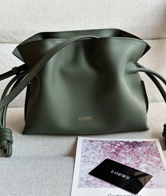 Loewe Flamenco Mini Nappa Leather Clutch Bag 11050S