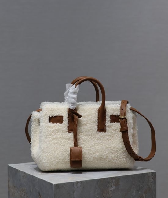 Yves Saint Laurent YSL Sac De Jour Lambskin Handbag 717439
