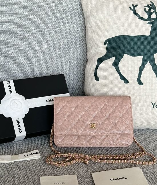 Chanel Magnetic Buckle Series Grained Cowhide Bag AP330