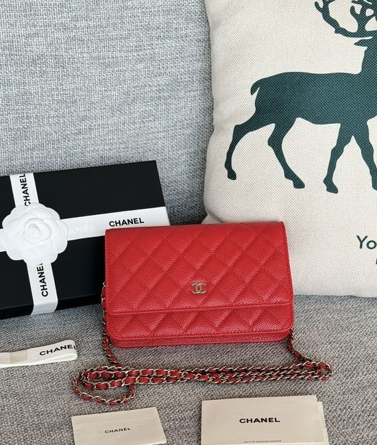 Chanel Magnetic Buckle Series Grained Leather Bag AP330