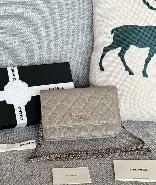 Chanel Magnetic Buckle Series Grained Leather Bag AP330