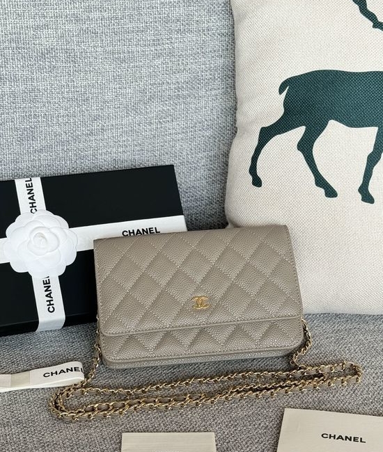 Chanel Magnetic Buckle Series Grained Leather Bag AP330