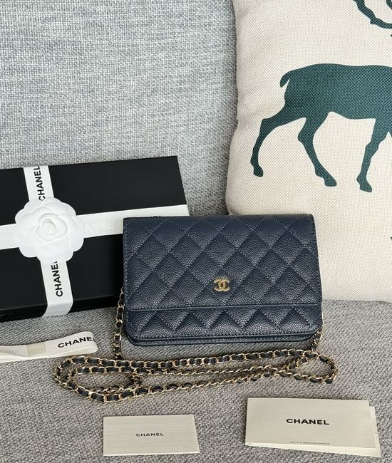Chanel Magnetic Buckle Series Grained Leather Bag AP330
