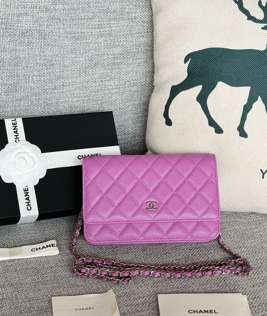 Chanel Caviar Leather Magnetic Closure Bag AP330