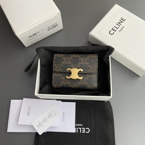 Celine TRIOMPHE Short Wallet 10l652DS3.04LU2271