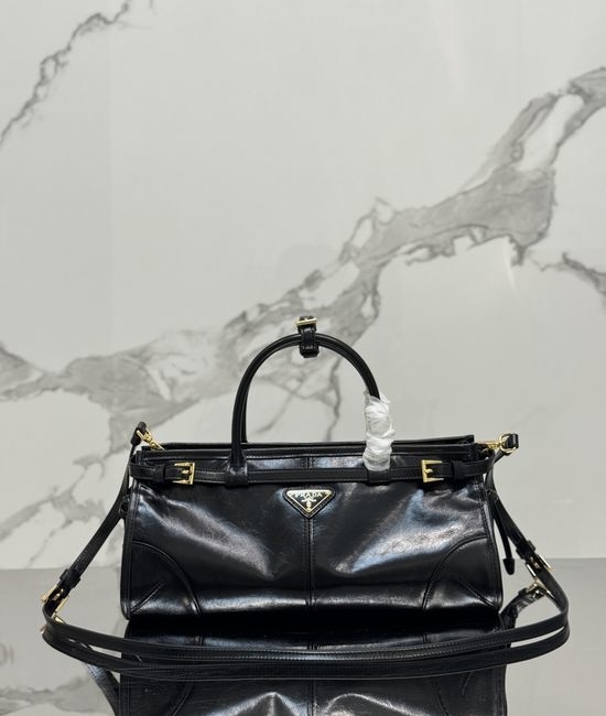 Prada LuxSoftBag Vintage Leather Handbag 1BA426