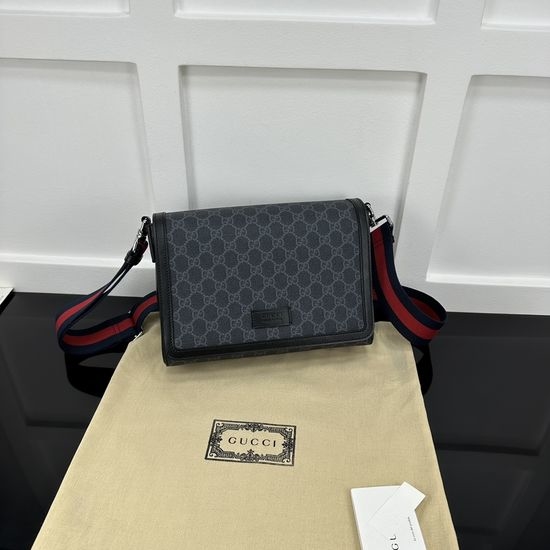 Gucci Tote Bag Leather Trim Hardware 771167