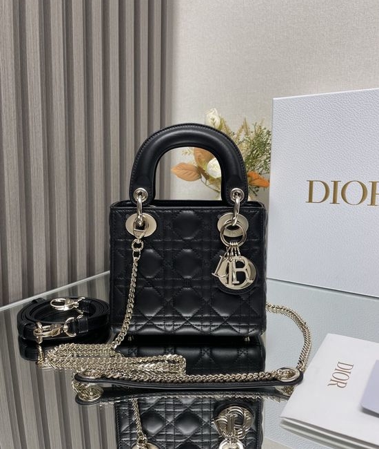Christian Dior CD Lady Lambskin Handbag 0505
