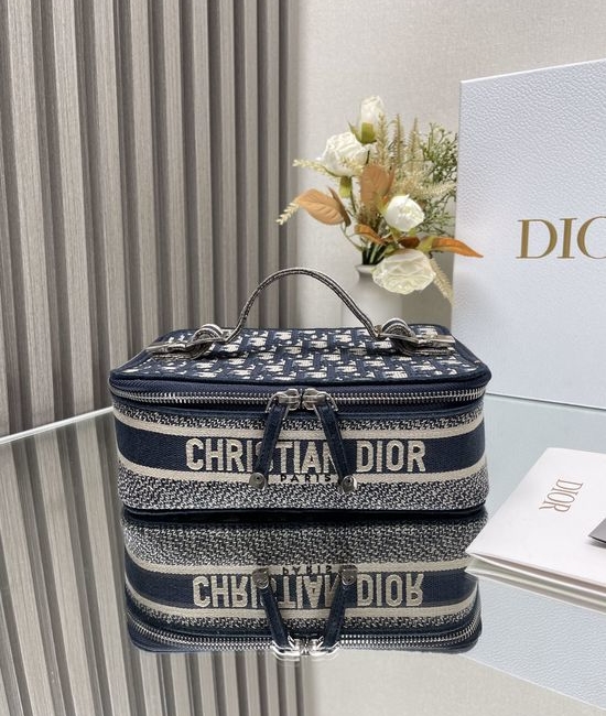 Christian Dior CD Canvas Cosmetic Pouch Set 23051