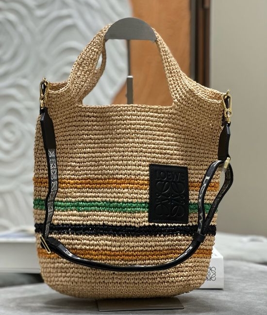 Loewe Slit Tote Woven Mini Handbag No Model Number